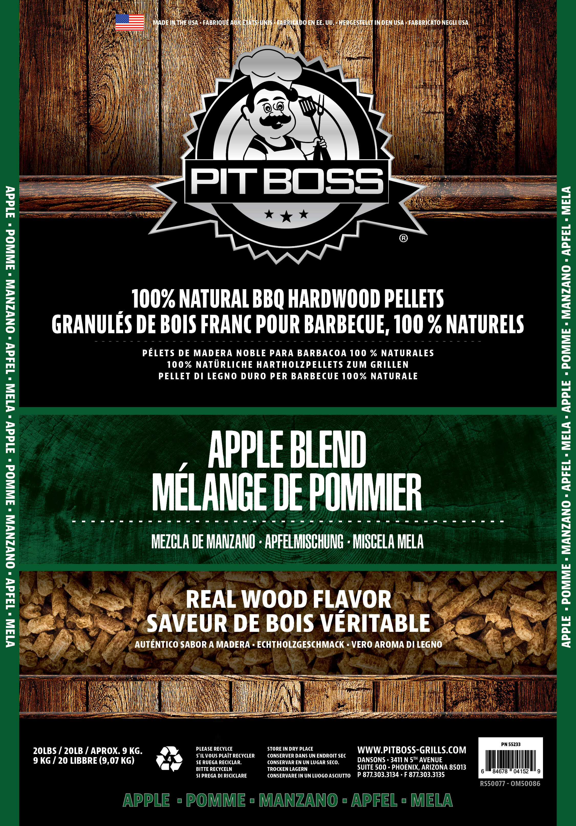 Pitboss Appel - Hardhoutpellets - 9 - Appel Pitboss Appel - Hardhoutpellets - 9 - Appel