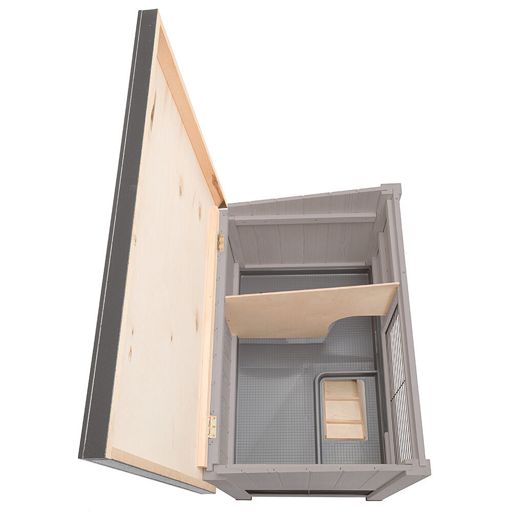 Ferplast Ranch 120 Basic - Konijnenhok - Grijs - 117x117x95.5 cm