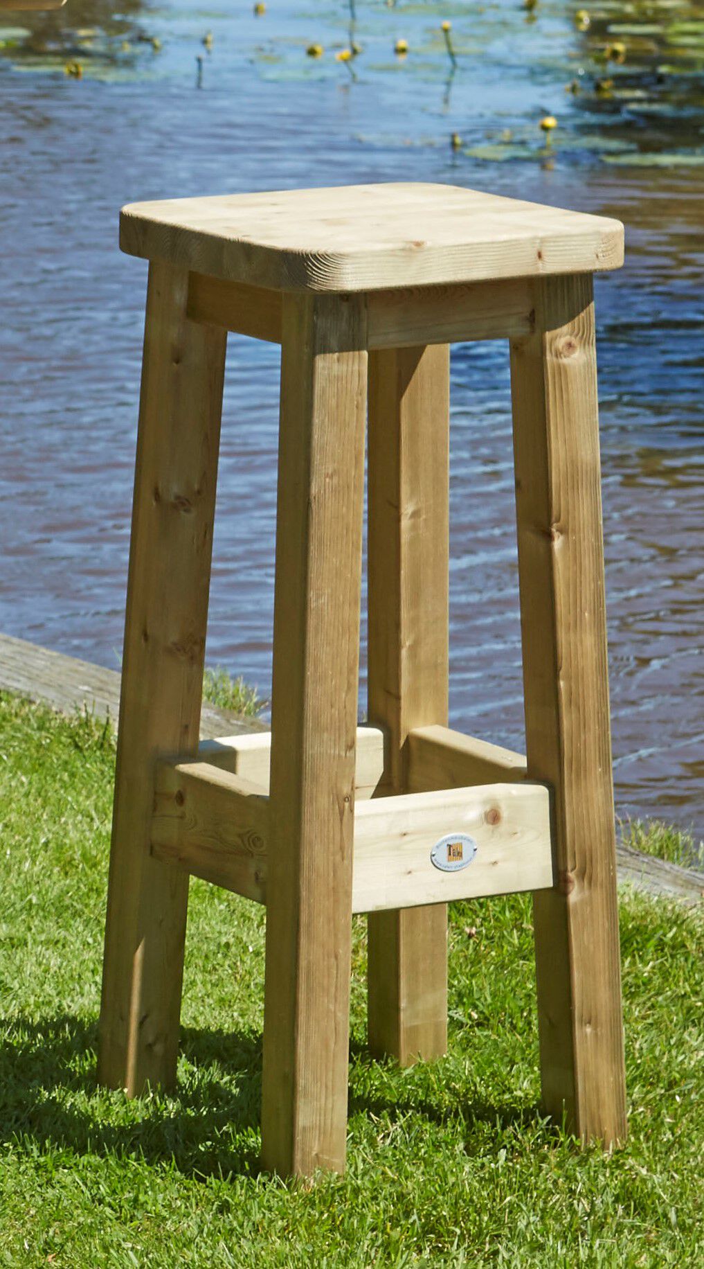 Talen  - Barkruk - 1.00 cm - Bruin - 34.00 cm - 34.00 cm
