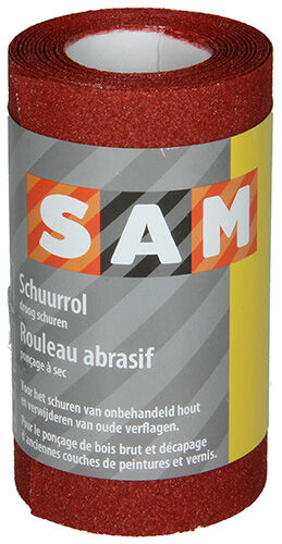 SAM Rol P80 120mm x 4,5m - Schuurpapier - 80 - Rood - 12.1x6.5x6.8 cm - 12 cm SAM Rol P80 120mm x 4,5m - Schuurpapier - 80 - Rood - 12.1x6.5x6.8 cm - 12 cm
