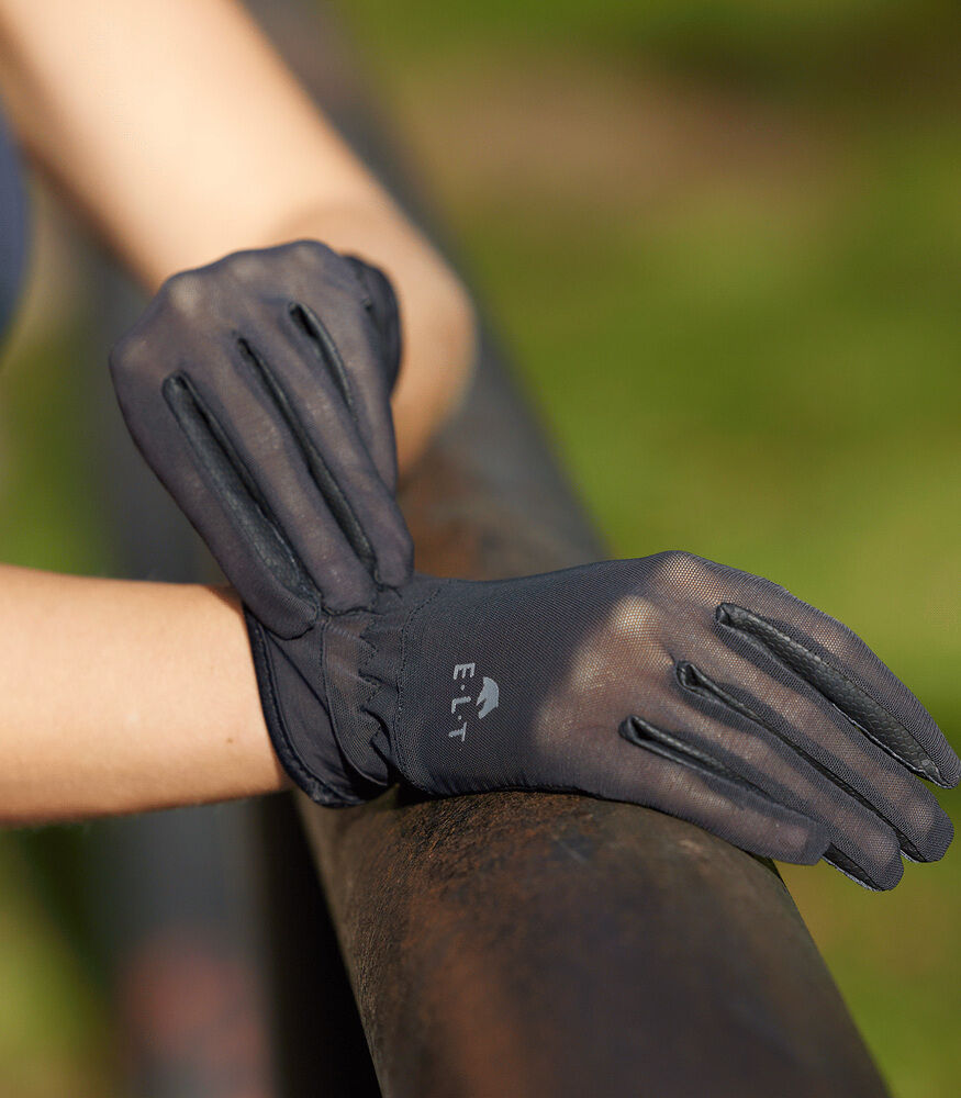 Elt Sunny - Paardrijhandschoenen - Zwart - XS