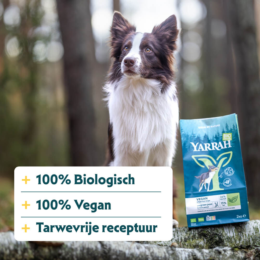 Yarrah Adult Biologisch Vegetarisch - Hondenvoer - 10 - soja