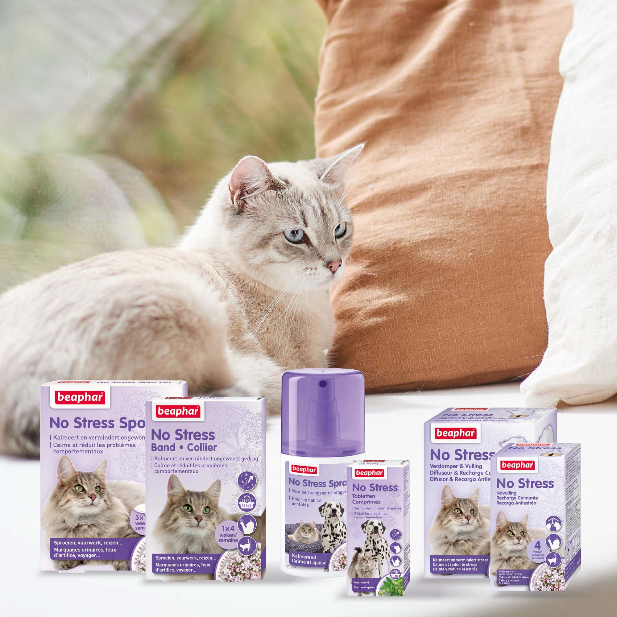 Beaphar No stress spray kat - Kalmeringsmiddel - 125