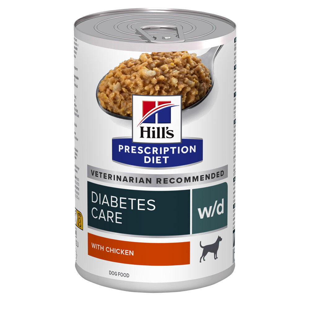 Hill's Prescription Diet  w/d Diabetes Care - Hondenvoer veterinair - Kip - 370 gram
