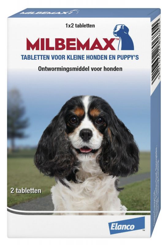 Milbemax Kauwtablet - Ontwormen Kleine honden en puppy's Milbemax Kauwtablet - Ontwormen Kleine honden en puppy's