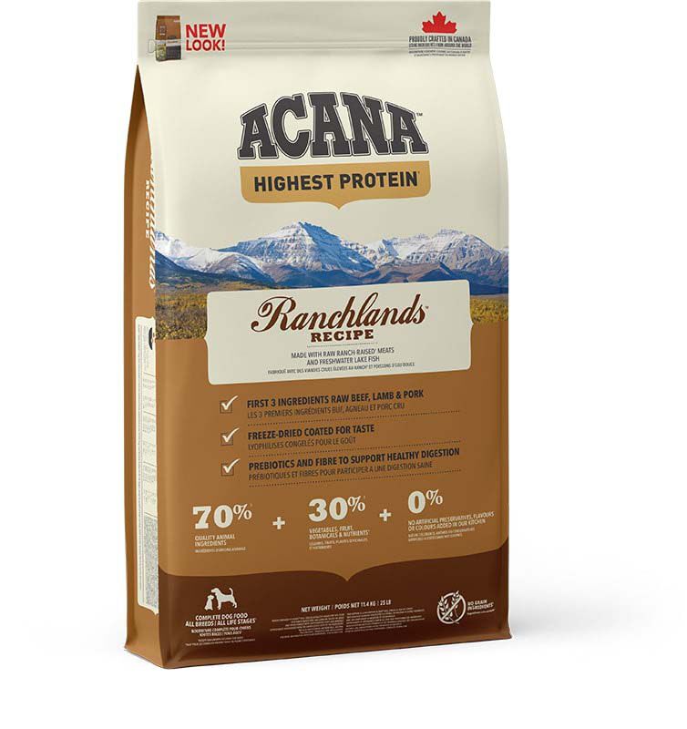 Acana Regionals Ranchlands Dog Highest proteïn - Hondenvoer - 11.4 - rund