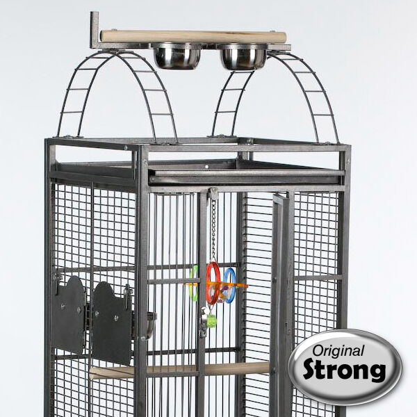 Strong Villa Helios - Papegaaienkooi - 144.00 cm - Grijs - 69.00 cm - 69.00 cm