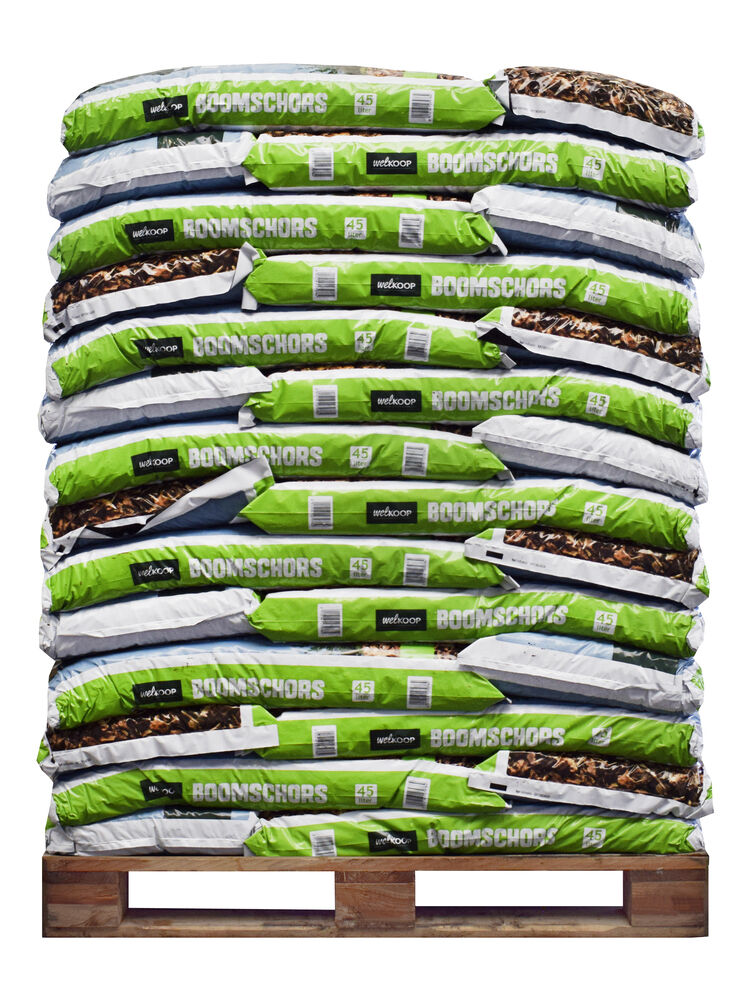Welkoop Boomschors 45L Pallet - 42 stuks