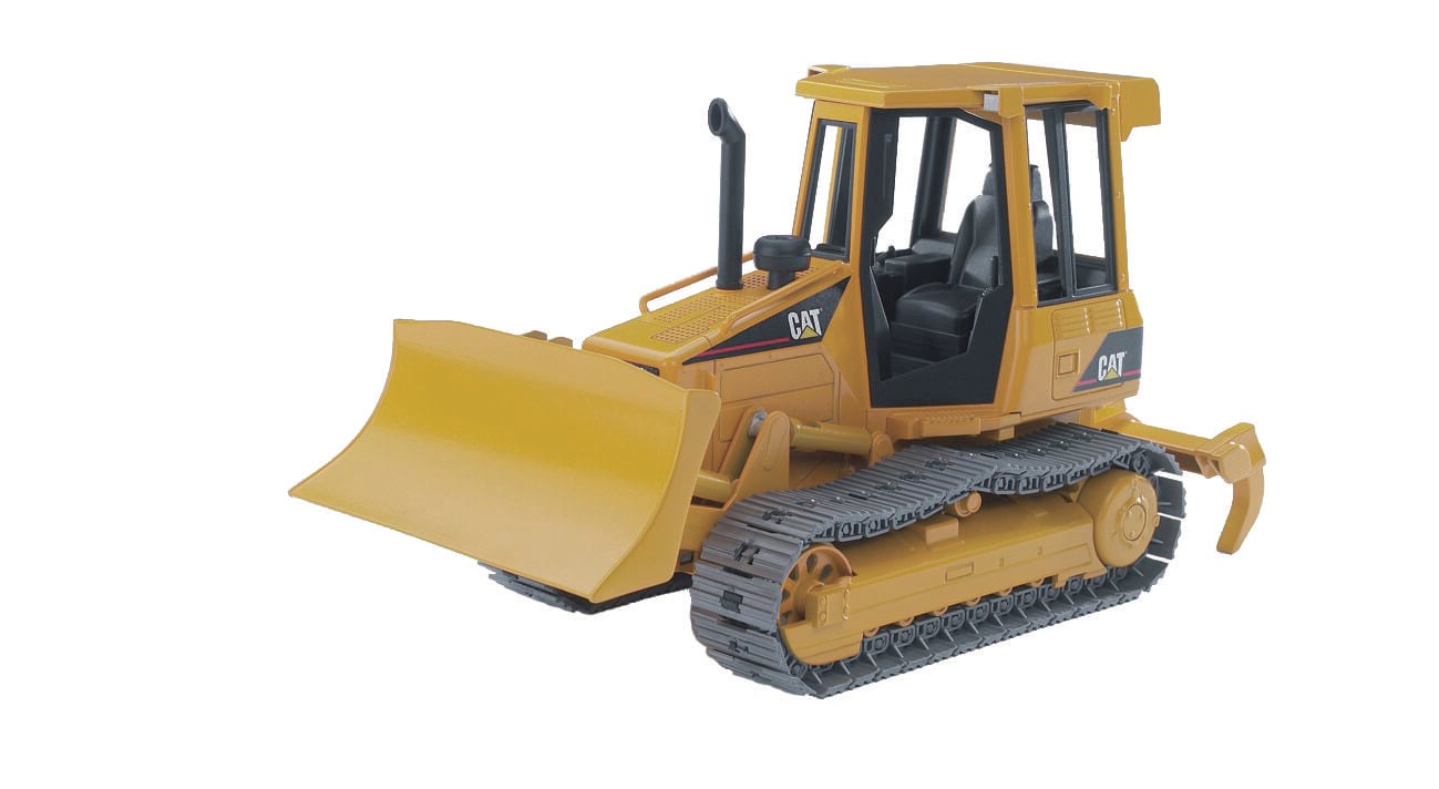 Bruder Caterpillar Bulldozer - Kraan - Geel Bruder Caterpillar Bulldozer - Kraan - Geel