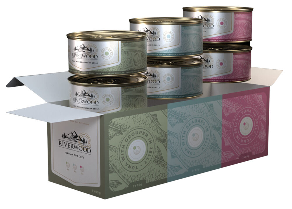 Riverwood - Kattenvoer - Zeebaars - 85 - Tonijn, grouper, zeebaars Riverwood - Kattenvoer - Zeebaars - 85 - Tonijn, grouper, zeebaars