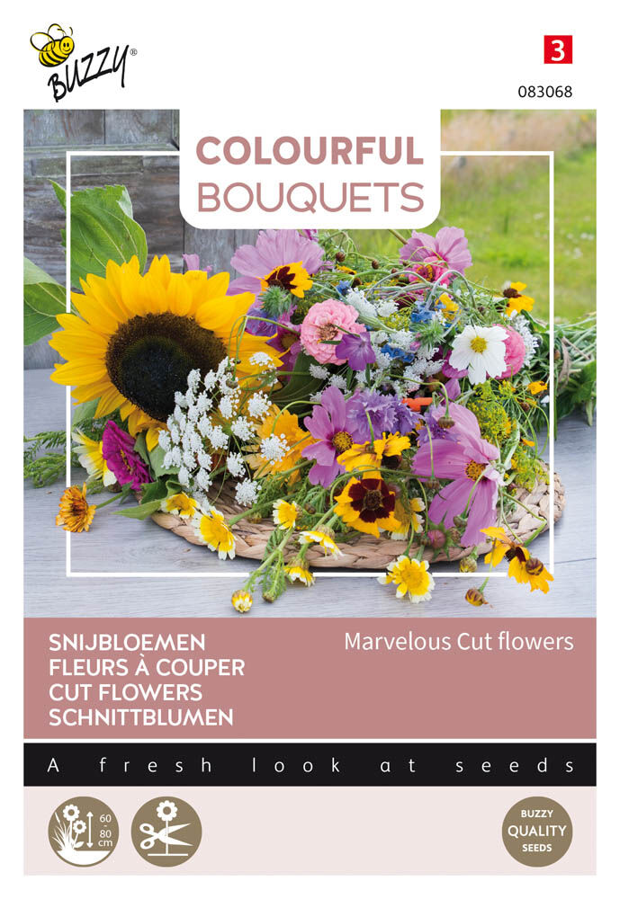 Buzzy Colourful Bouquets Marvelous Cut Flowers - Bloemzaden Buzzy Colourful Bouquets Marvelous Cut Flowers - Bloemzaden