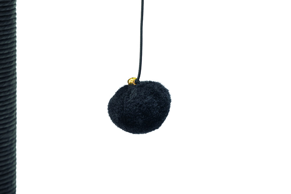 Beeztees Serpa - Krabpaal - 70.00 cm - Zwart - 45.00 cm - 44.00 cm
