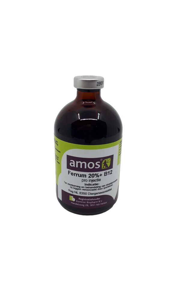 Amos Ferrum 20% met B12 - Bloedarmoede Amos Ferrum 20% met B12 - Bloedarmoede