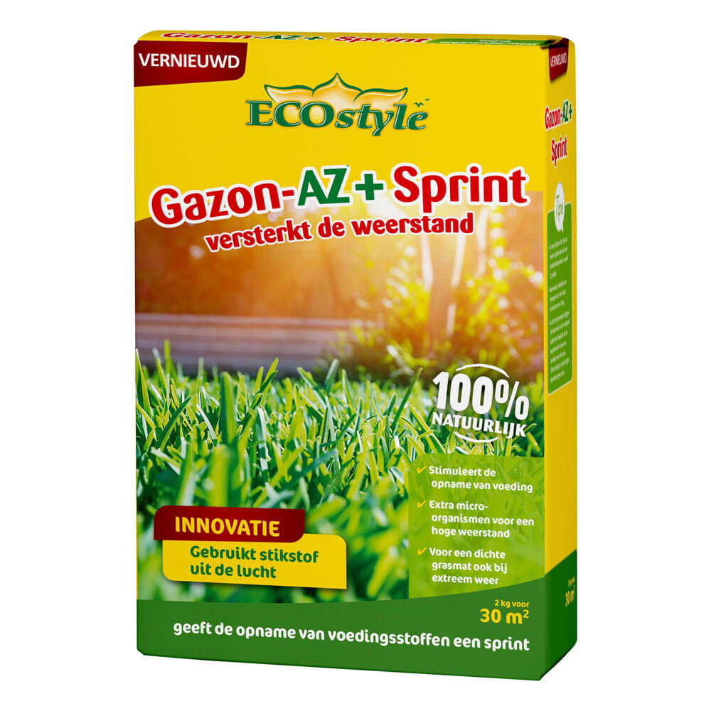 ECOstyle Gazon-AZ Sprint - Gazonmeststof - 30 m² - 2 kg
