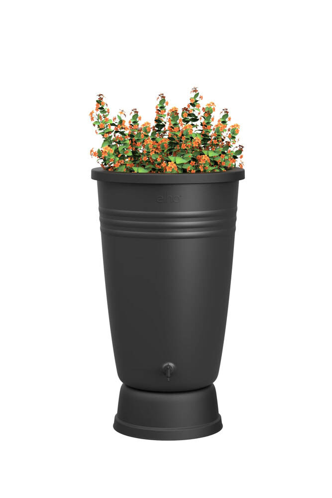 Elho Green Plus 200L - Regenton - Zwart