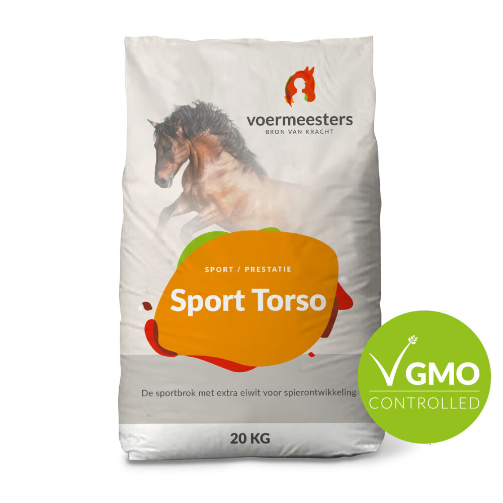Voermeesters Sport Torso - Sport/ Prestatie - 20 kg - Zak Voermeesters Sport Torso - Sport/ Prestatie - 20 kg - Zak