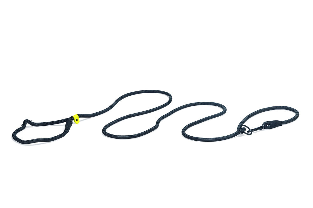 Beeztees Premium Parinca - Jachtlijn Hond - zwart - 10 mm - Small - 300 cm