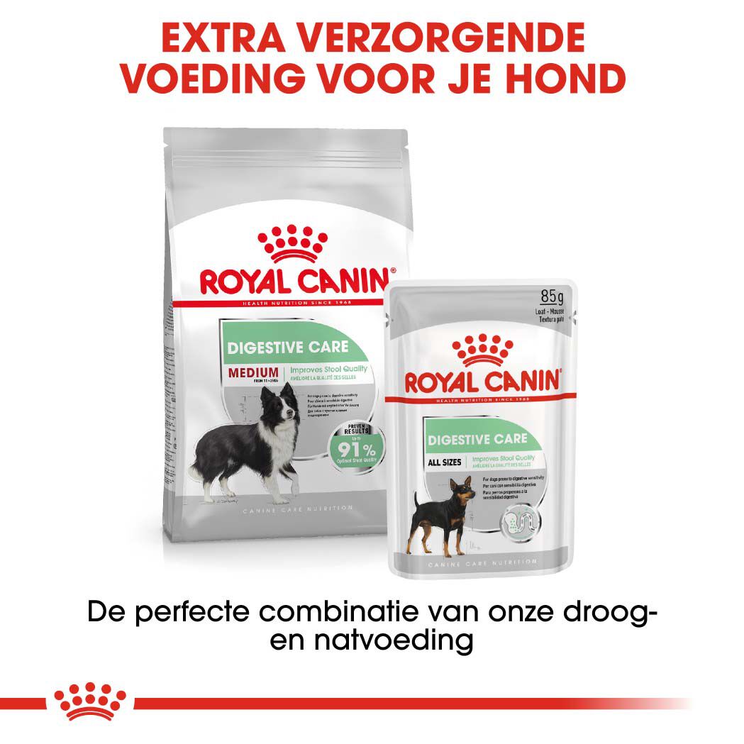 ROYAL CANIN Medium Digestive Care - Hondenvoer - 3 - gevogelte