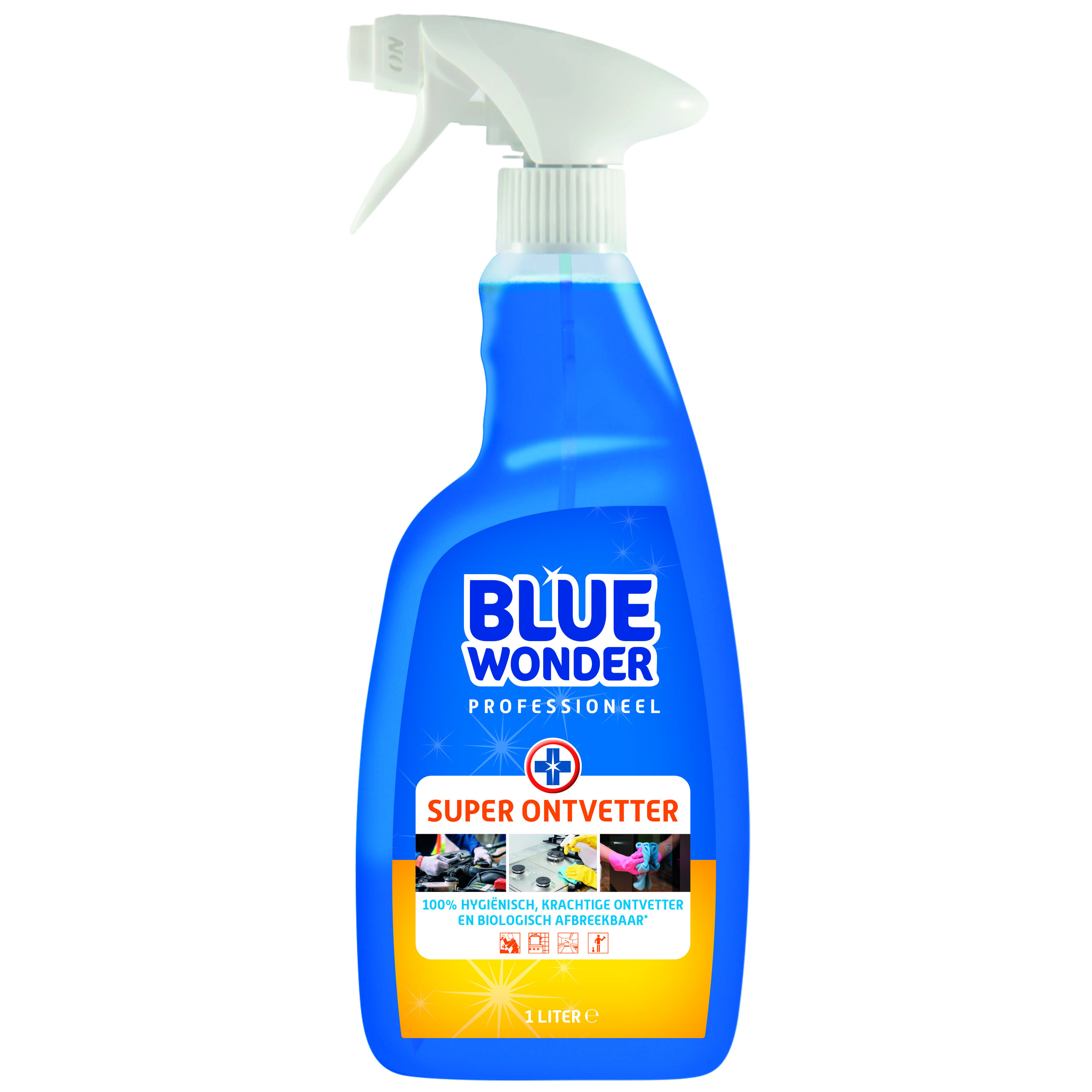 Blue Wonder Ontvetter - Reinigingsmiddel Blue Wonder Ontvetter - Reinigingsmiddel