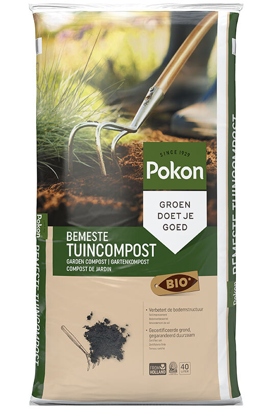 Pokon Bio bemeste tuincompost - Tuingrond - 40