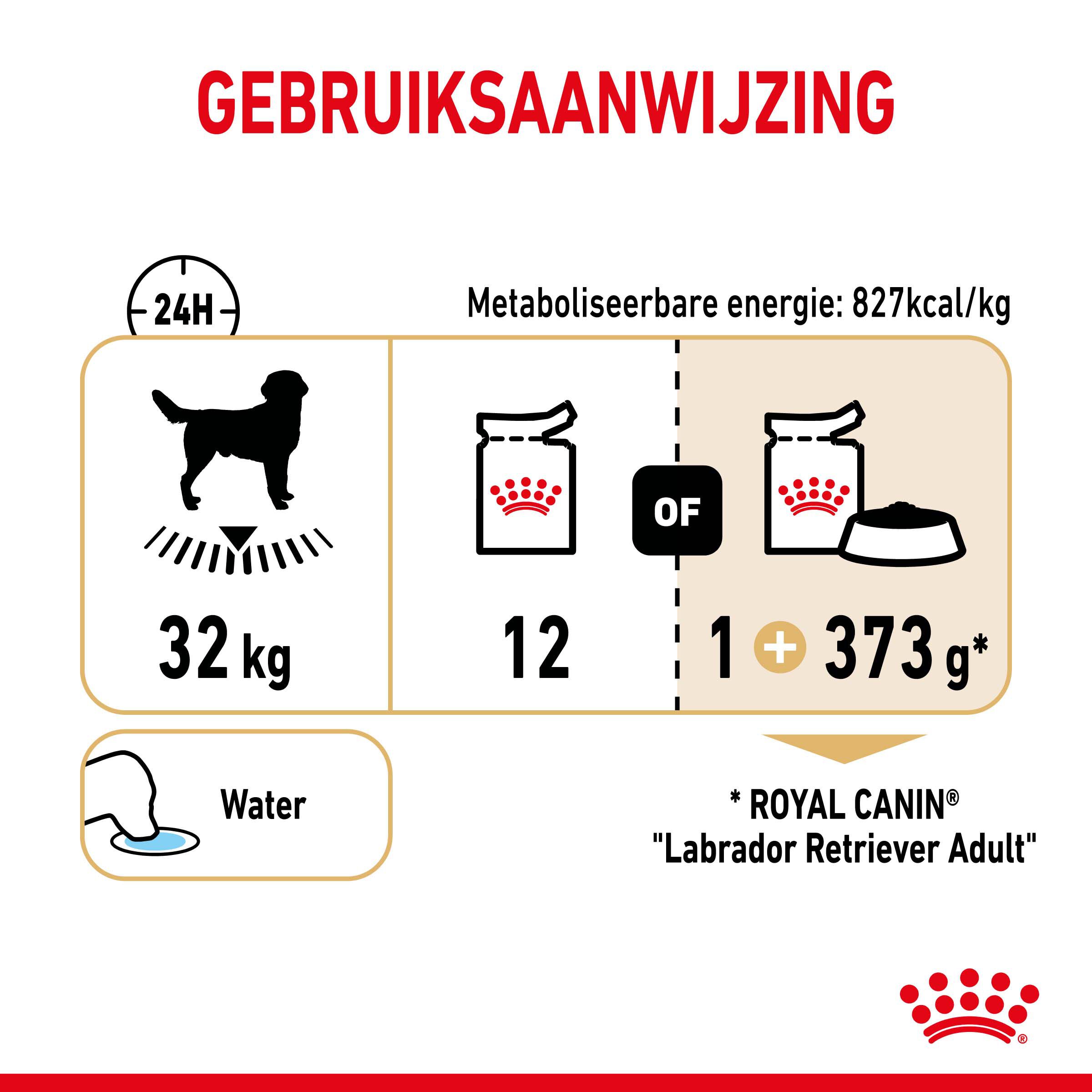 ROYAL CANIN® Adult Labrador Retriever Natvoer 10x 140gr - Hondenvoer - 1400 - gevogelte