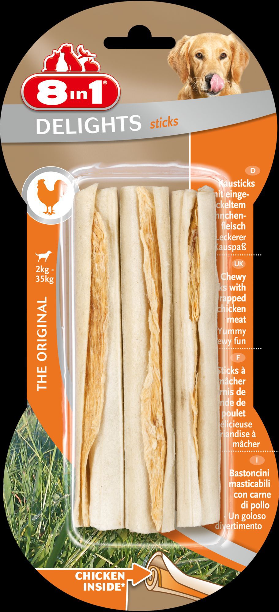 8in1 Delights Kauwsticks - Hondensnack
