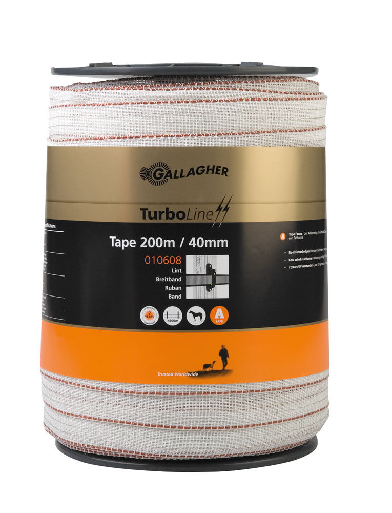 Gallagher Turbostar lint 40 mm - 32 cm - 200 - Wit - 22 cm - 20000 cm