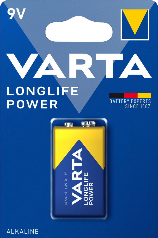 Varta 9V Longlife - Batterij Varta 9V Longlife - Batterij