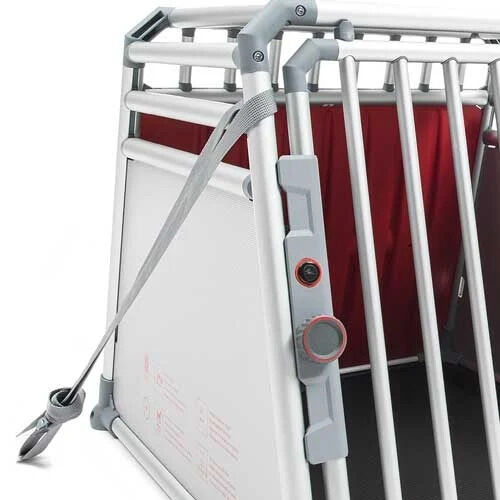 4Pets Pro 22 - Autobench - voor 2 Honden - 66.00 cm - chroom - 96596.50 cm - L - 93.50 cm