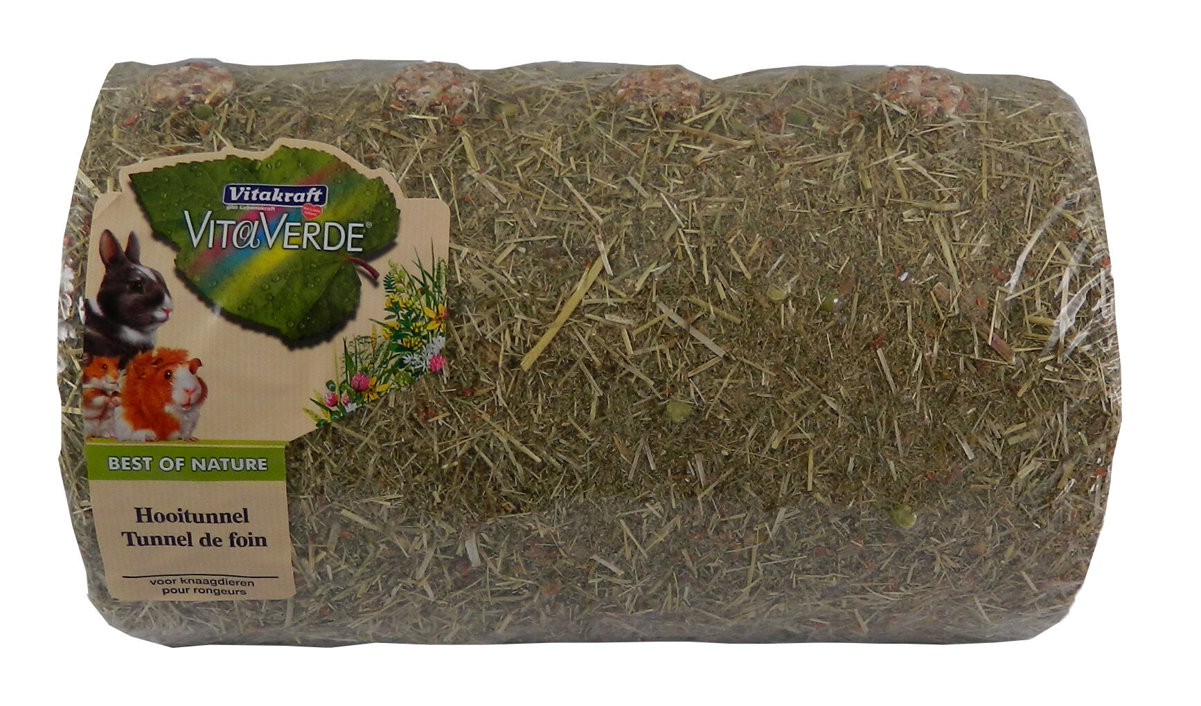 Vitakraft Vita Verde Hooi Tunnel - Knaagdiersnack - L - 1 stuk