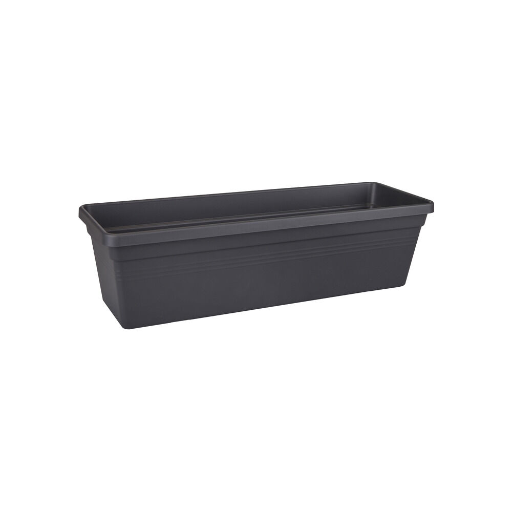 Elho Green basics - Balkonbak - Zwart - 14x79x16.5 cm Elho Green basics - Balkonbak - Zwart - 14x79x16.5 cm