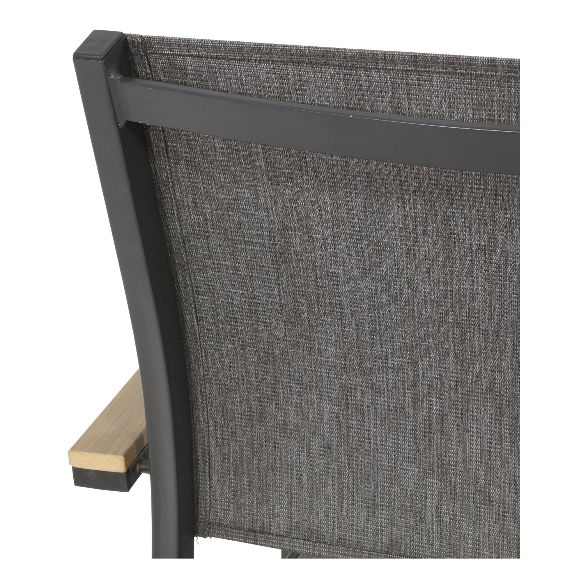 Lesli Living Arezzo - Tuinstoel - 1.00 cm - Grijs - 57.00 cm - 62.00 cm