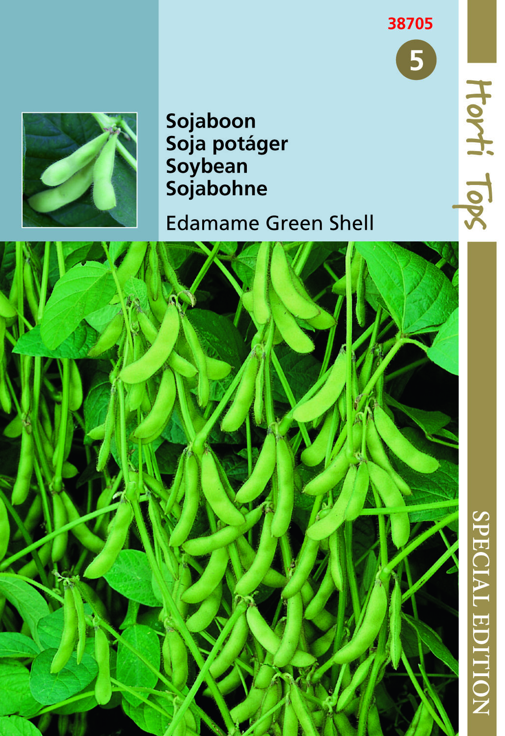 Hortitops Sojabonen/Edamame Green Shell Glycine max - Groentezaden