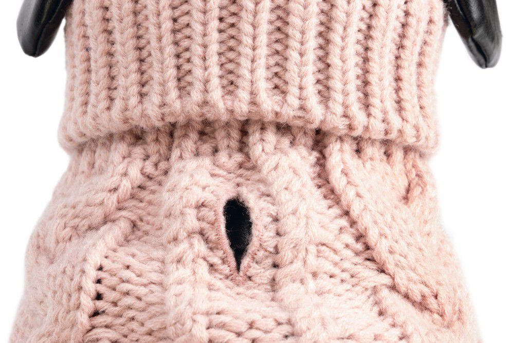 Designed by Lotte Haida - Hondentrui - roze - 20 cm - 2XS