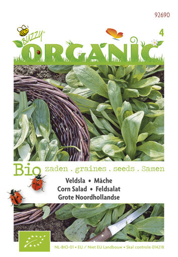 Buzzy Veldsla Valerianella locusta Grote Noordhollandse - Sla