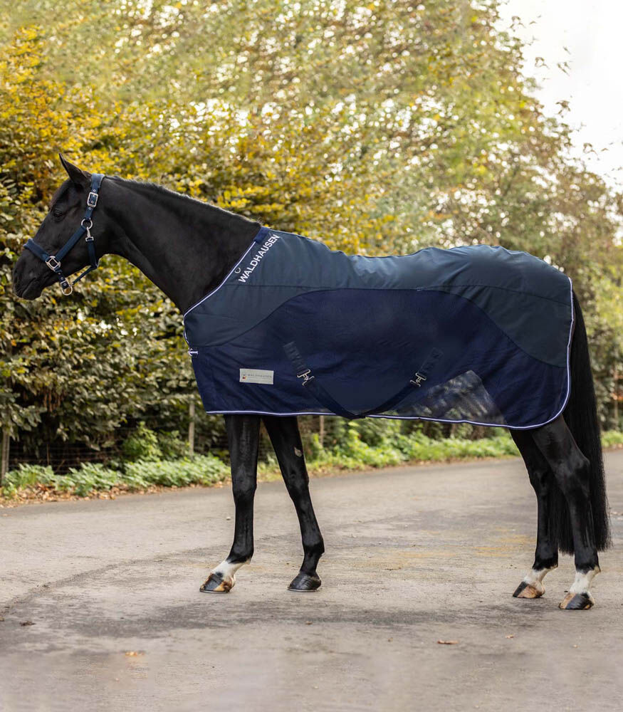 Waldhausen Comfort - Vliegendeken - Paardendeken - 1.00 cm - Blauw - 1.00 cm - 115/165 - 1.00 cm Waldhausen Comfort - Vliegendeken - Paardendeken - 1.00 cm - Blauw - 1.00 cm - 115/165 - 1.00 cm