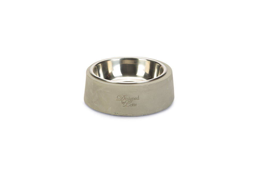 Designed by Lotte Riboco - Voerbak - Grijs - 12 cm Designed by Lotte Riboco - Voerbak - Grijs - 12 cm