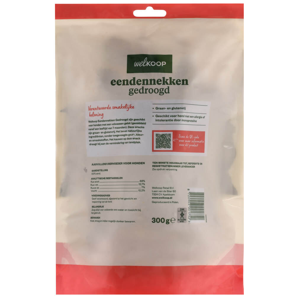 Welkoop - Eendennekken Gedroogd - 300 - eend