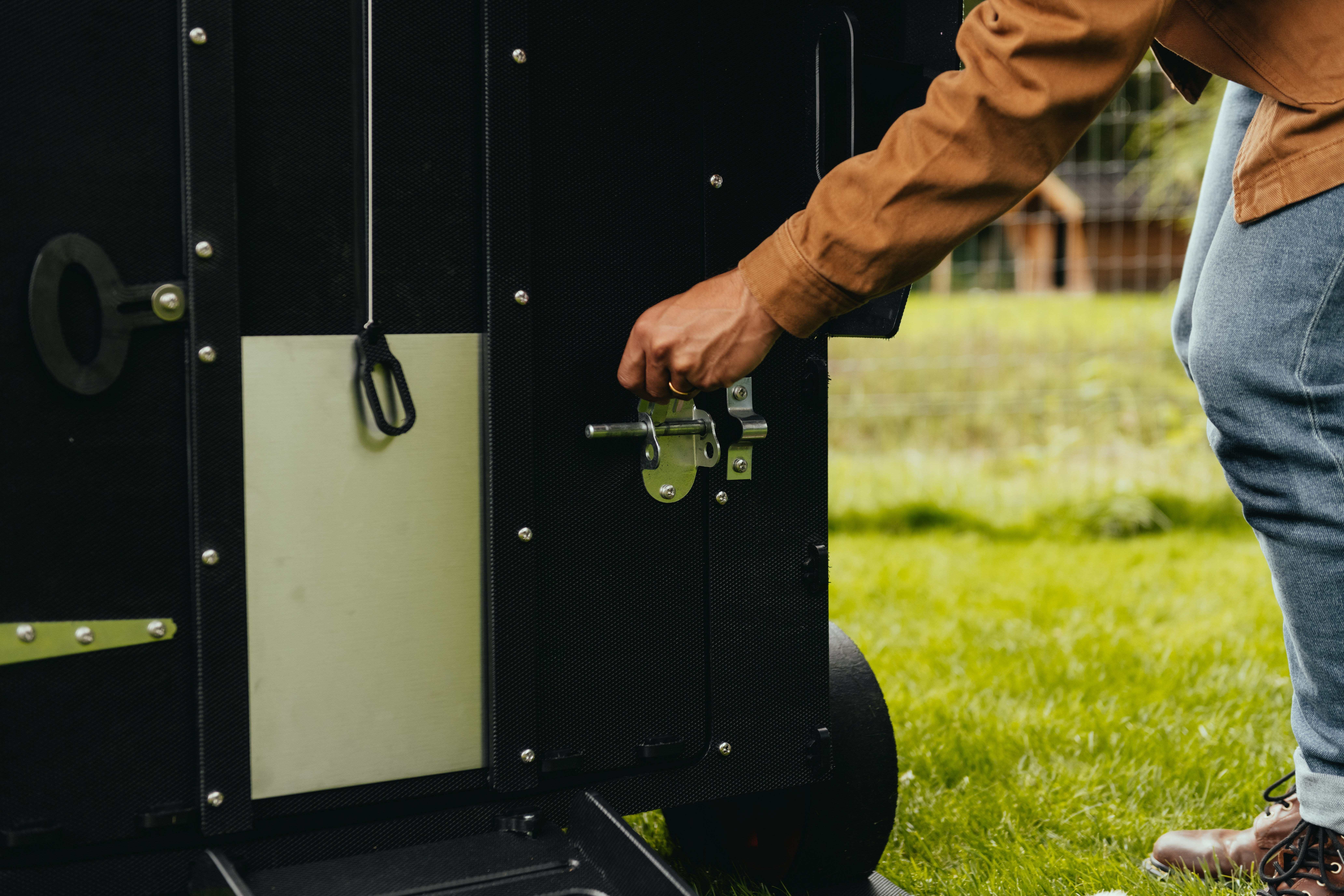 Nestera Wagon - Kippenhok - tot 10 kippen - Zwart/Groen