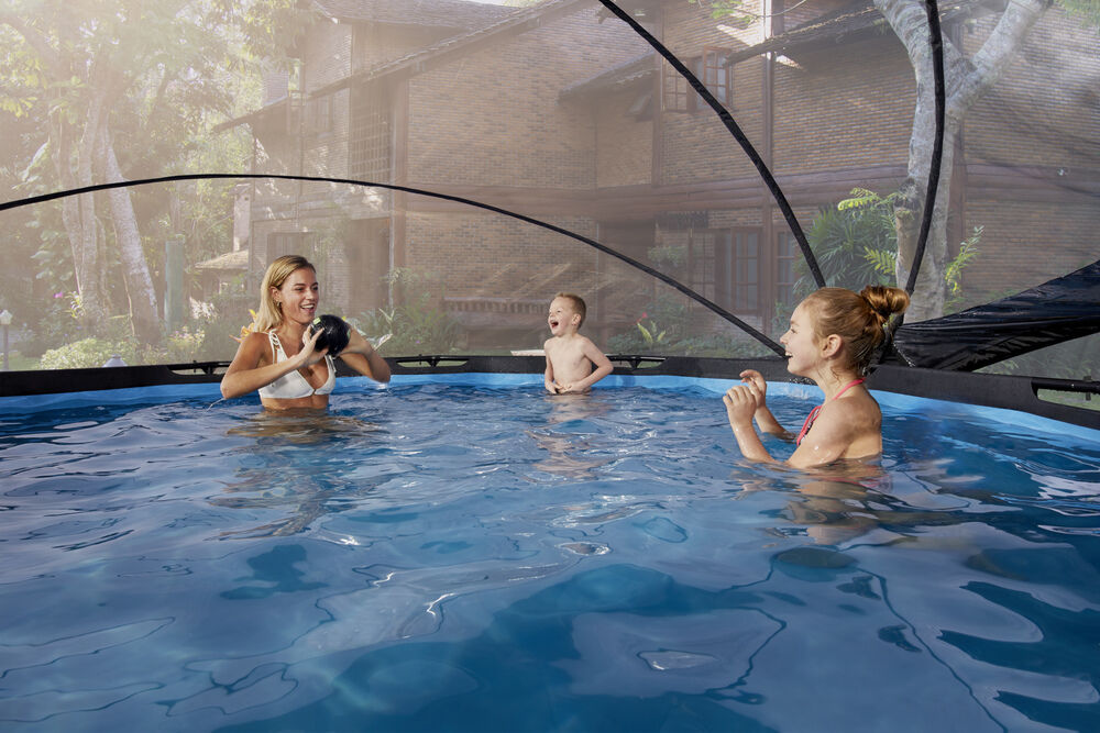 Exit Rond - Zwembadoverkapping - Transparant - 76x300x1 cm - 300 cm