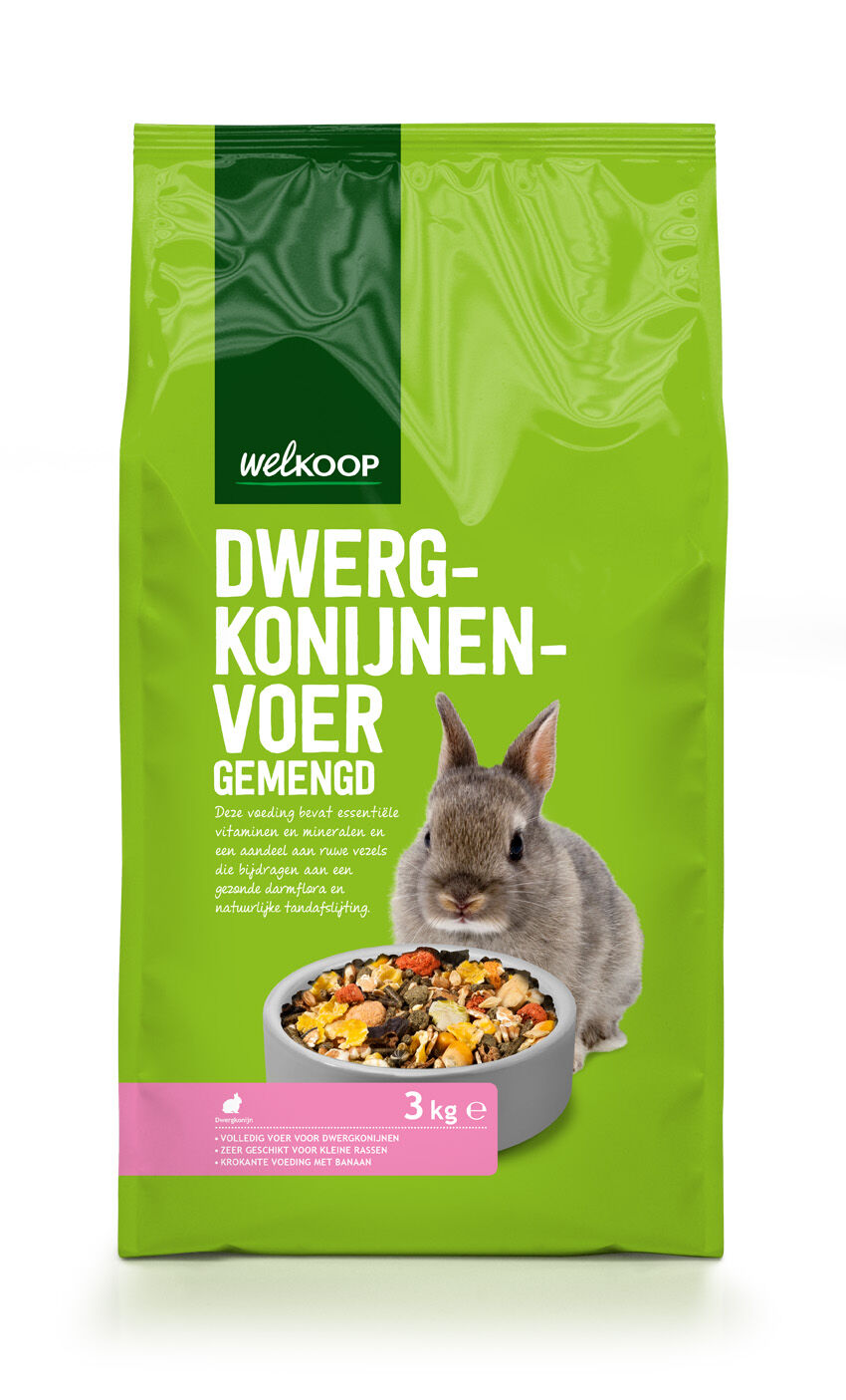 Welkoop - Dwergkonijnenvoer - 3 Welkoop - Dwergkonijnenvoer - 3
