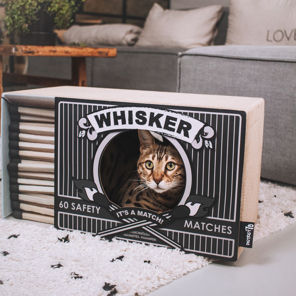 District 70 WHISKER - Krabmeubel - 30.00 cm - Zwart - 30.00 cm - 55.00 cm