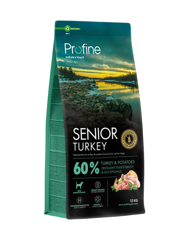 Profine Senior Turkey & Potatoes - Hondenvoer - Kalkoen - 12 kg