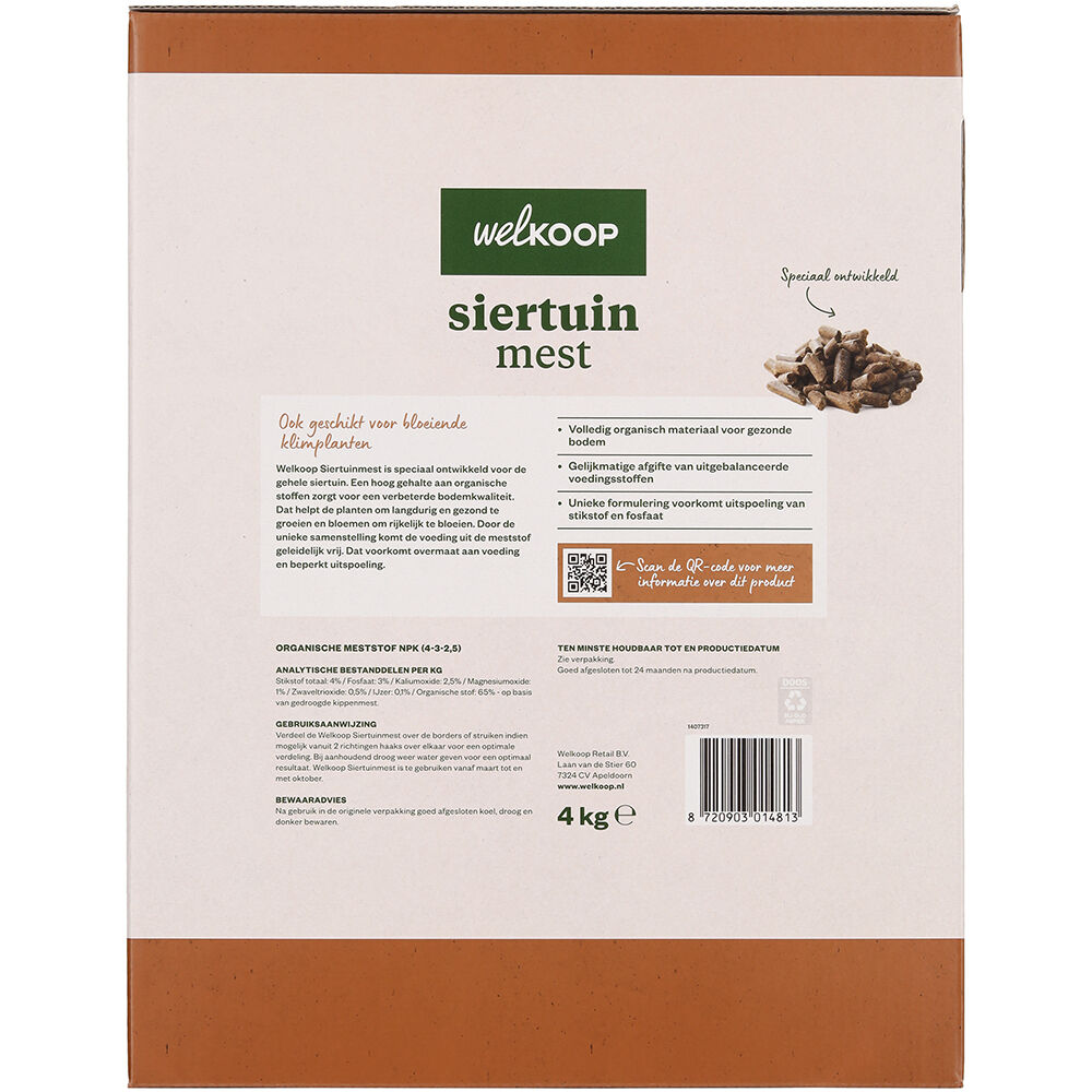 Welkoop - Siertuinmest - 4 kg