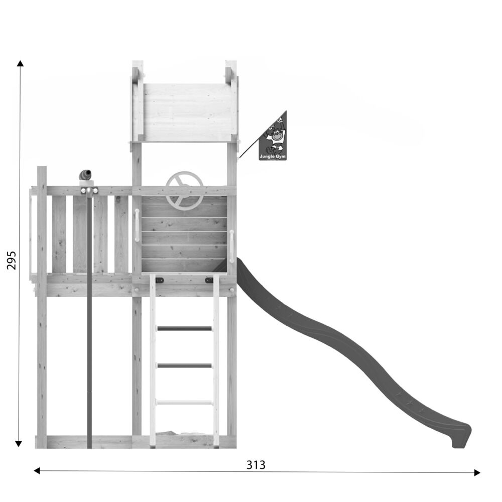Jungle Gym Otta Douglas - Speeltoestel - Donker groen