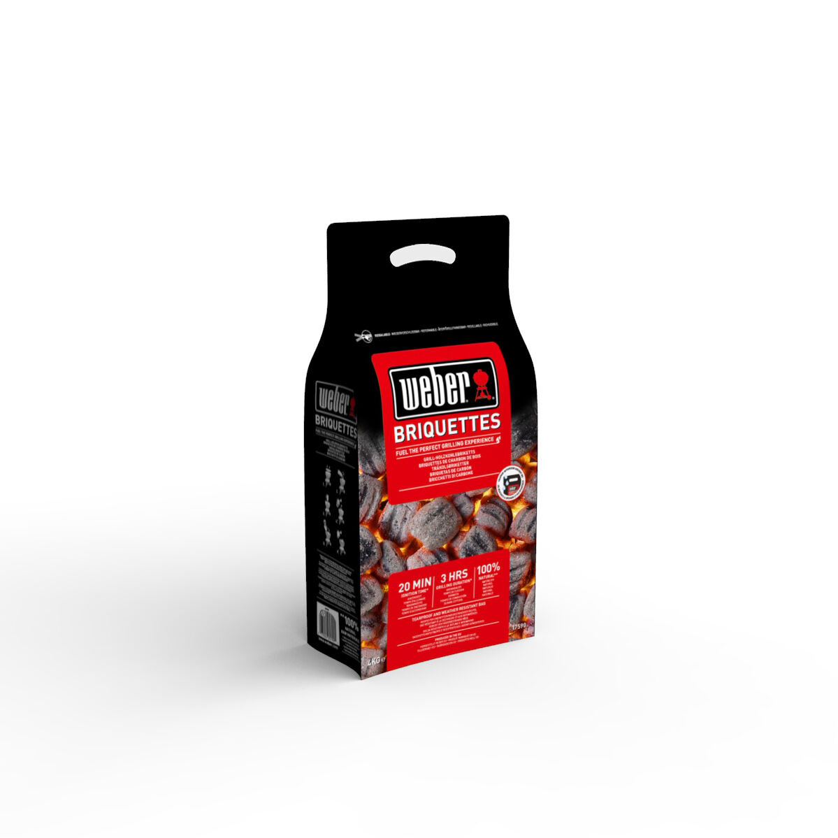 Weber Briketten - BBQ brandstoffen - 4 Weber Briketten - BBQ brandstoffen - 4