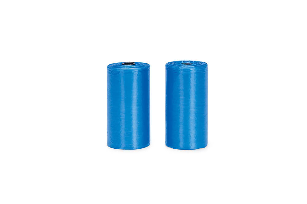 Beeztees Navulling - Poepzakjes - 3.00 cm - Blauw - 3.00 cm - 6.00 cm