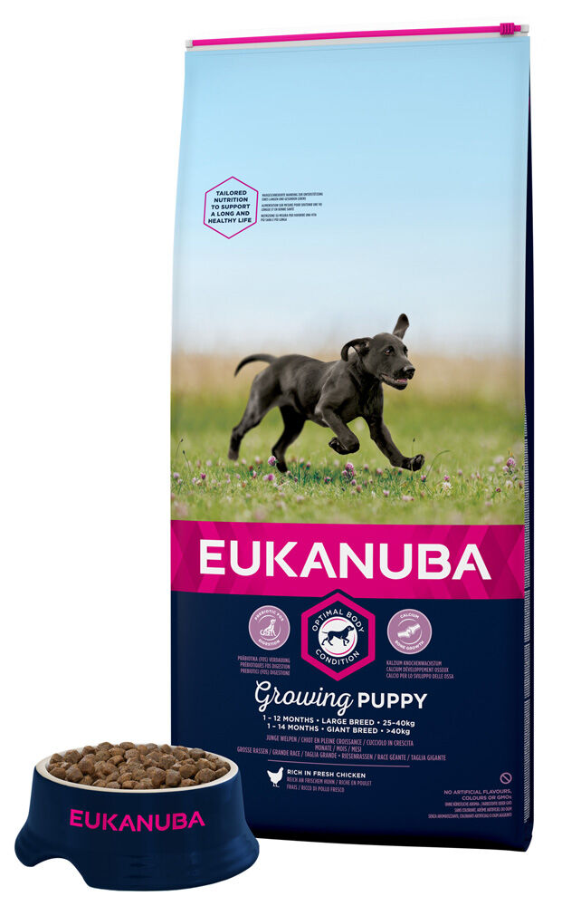 Eukanuba Growing Puppy Large - Hondenvoer - 12 - kip