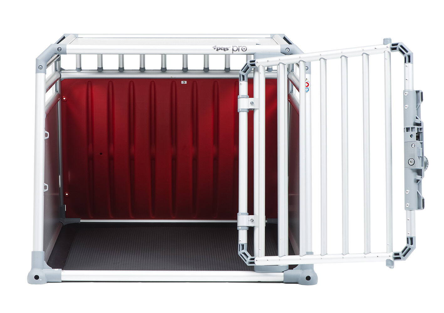 4Pets Pro 4 - Autobench Hond - chroom - 66x81581.5x73.5 cm - S