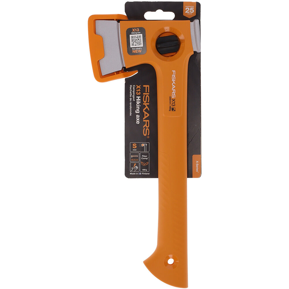 Fiskars X13 - Vrijetijdsbijl - Oranje